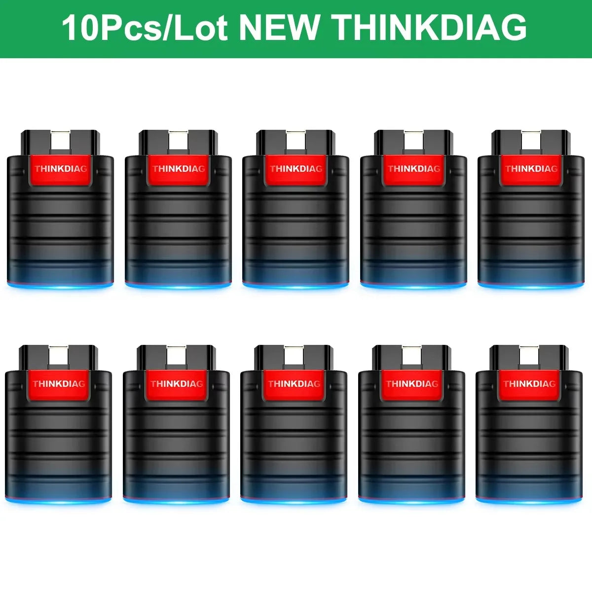 10PCS/lot THINKCAR Thinkdiag ALL System Car Diagnostic Tools 16 Resets ECU Coding Active Test 1 Year Free OBD2 Scanner Code Read