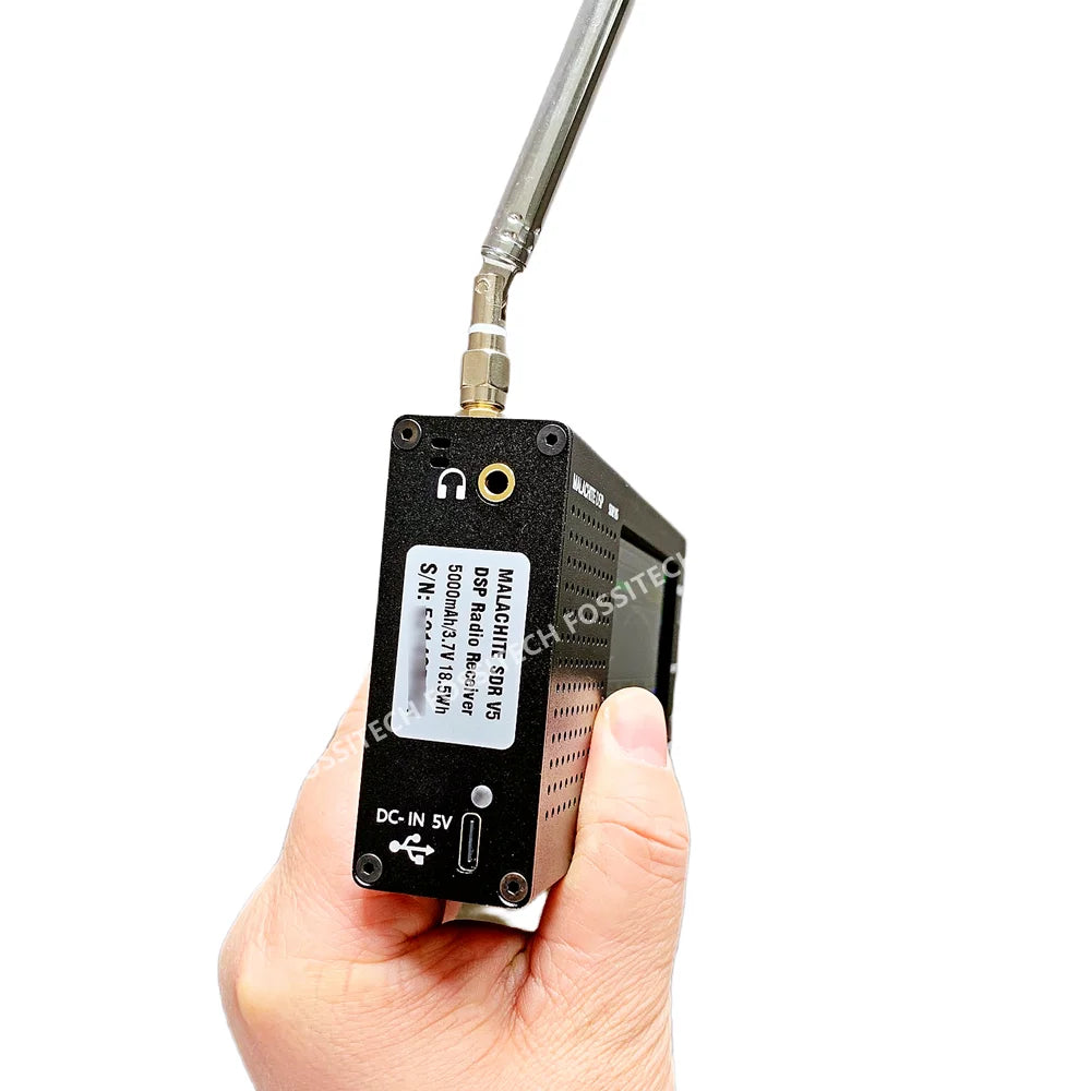 2025 NEW Malachite DSP V5 SDR Receiver 1.10D All-in-One Firmware Malahit Portable SDR Radio Receiver 10kHz~250MHz/400MHz~2GHz