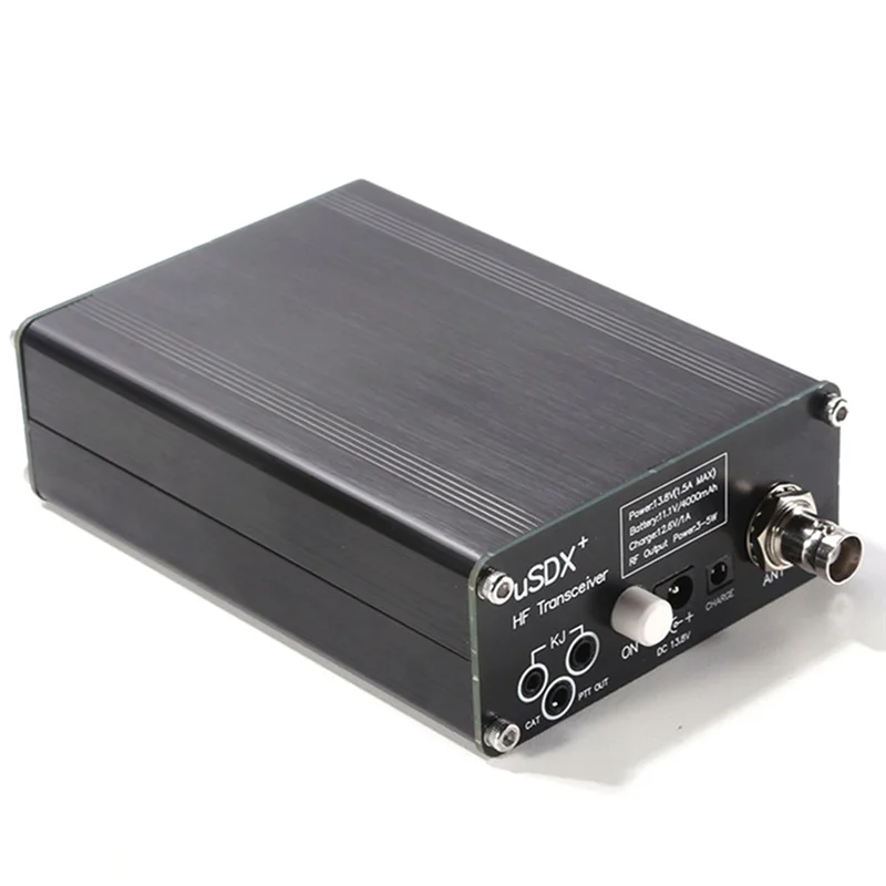 A17Z USDR USDX+Plus V2 8-Band SDR Transceiver  SSB QRP LCD With Display Speaker Microphone  Transceiver With US Plug