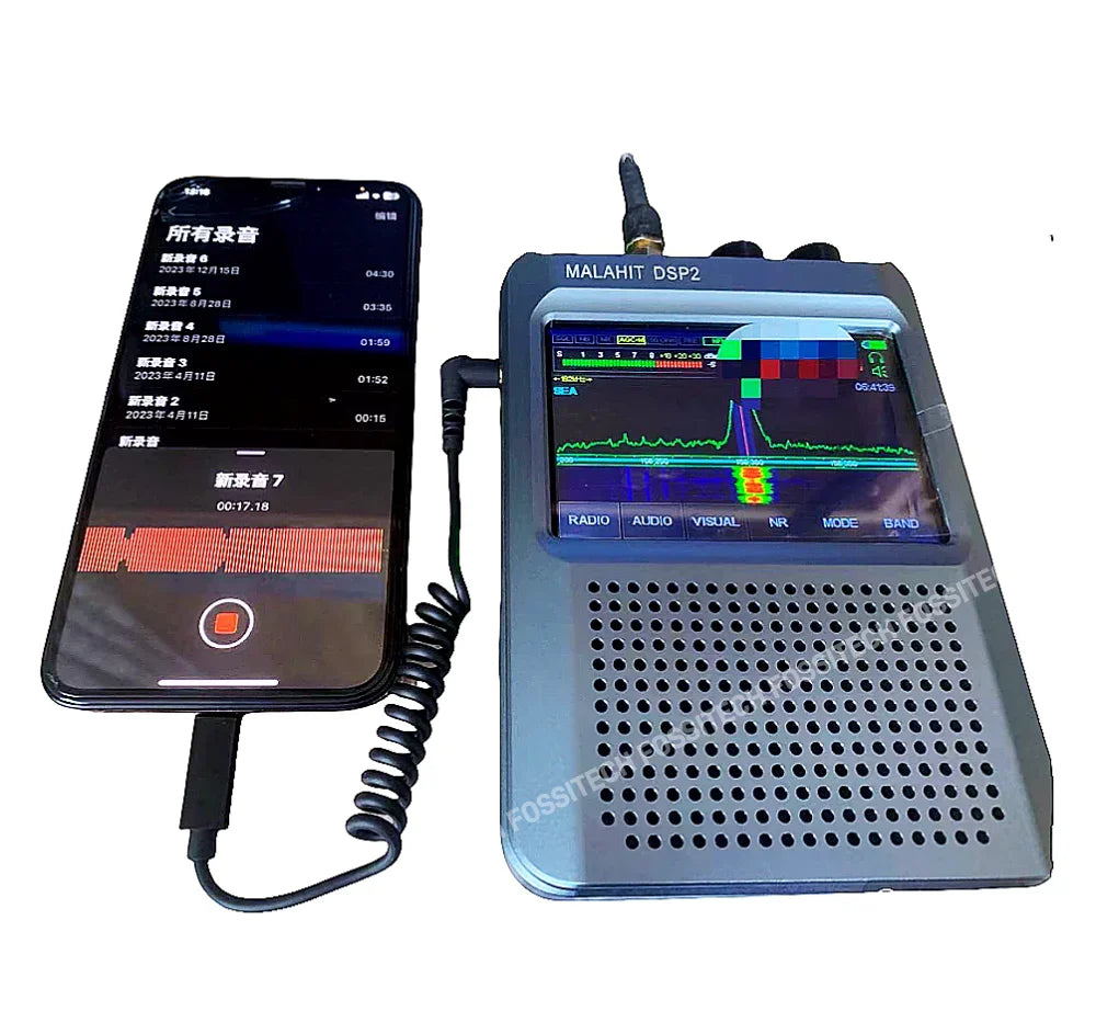 Upgraded Malahit-DSP2 Radio with Latest Firmware V2.40 SDR Malachite Receiver AM/SW/MW/FM Full-band 10KHz-2GHz