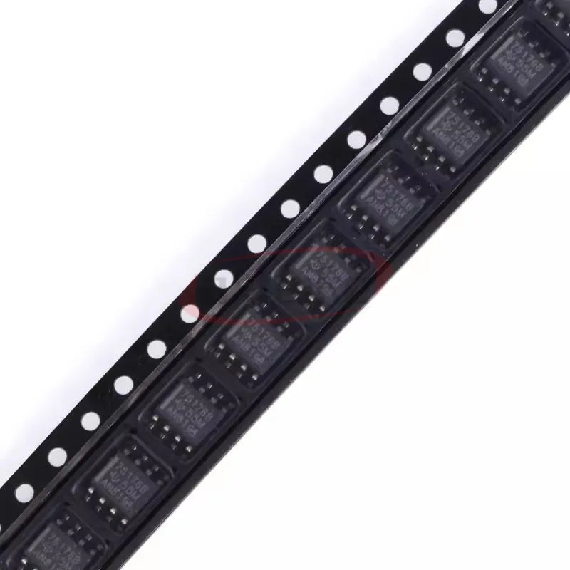 10PCS SN75176BP DIP-8 SN75176BDR 75176B SOIC-8 RS422/RS485 SN75176 75176 SOP SMD DIP Transceiver Driver Receiver IC