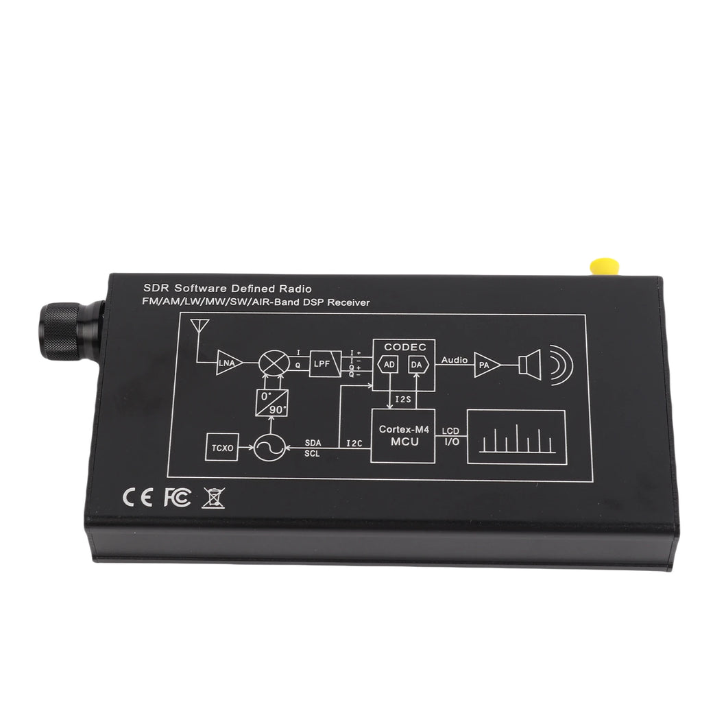 Portable Handheld Radio Set SDR Radio Receiver Professional 100KHz-149MHz Radio Multifunctional ShortWave Antenna Radio Set