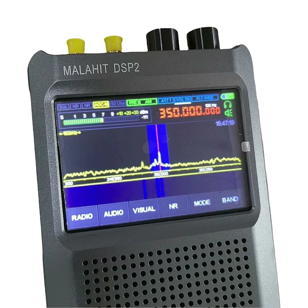 Upgraded Malahit-DSP2 Radio with Latest Firmware V2.40 SDR Malachite Receiver AM/SW/MW/FM Full-band 10KHz-2GHz