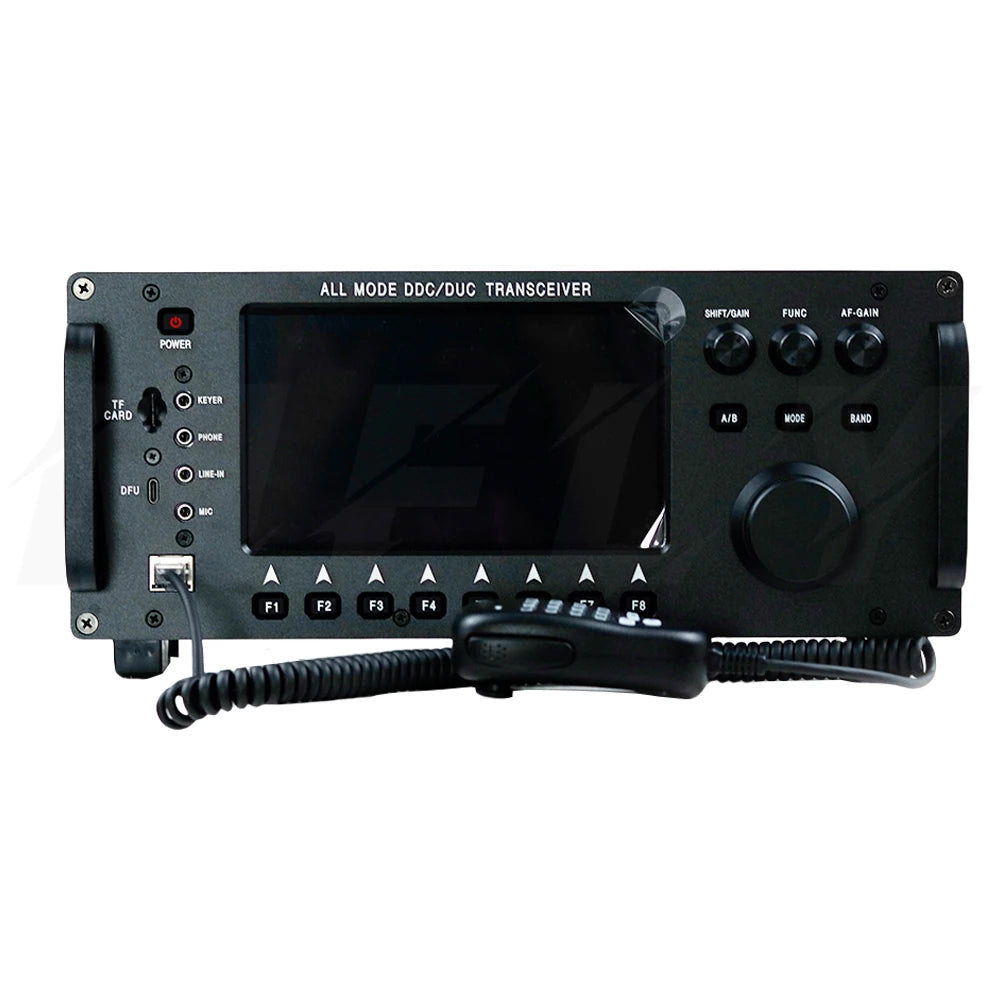 RS-998 100W HF+UV Transceiver with 7In Touch Screen All Mode DDC/DUC Transceiver Shortwave Mobile Radio SDR Transceiver