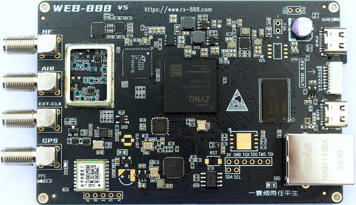 New Web-888 16bit ADC 62M bandwidth DDC Web SDR