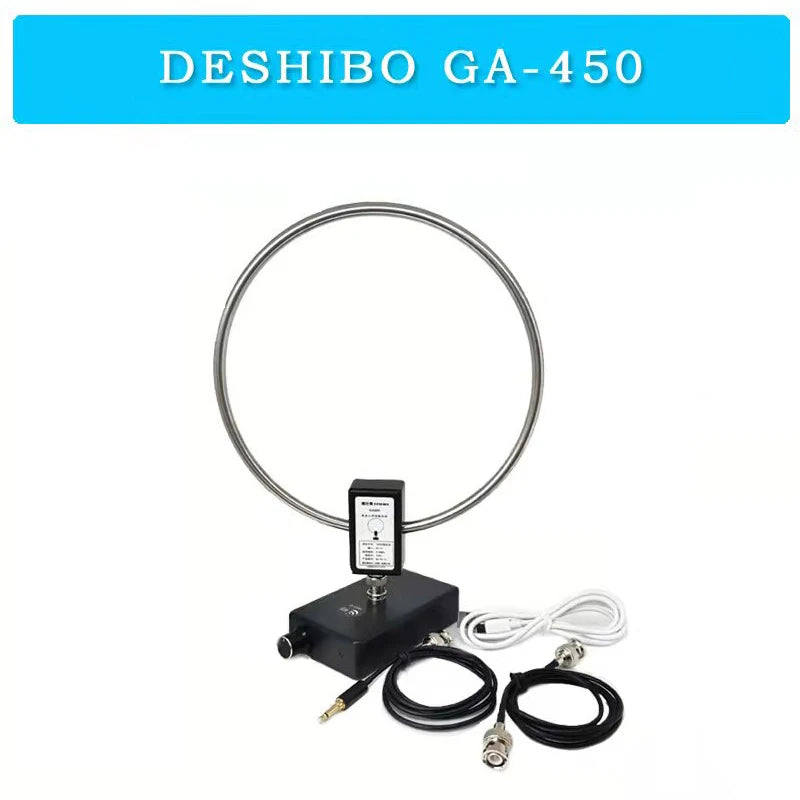 GA450 Loop Antenna SDR Short Medium Wave HF Radio VOA Antenna SW 2.30-30MHz MW 522-1710KHz For Malachite SDR radio Tescun