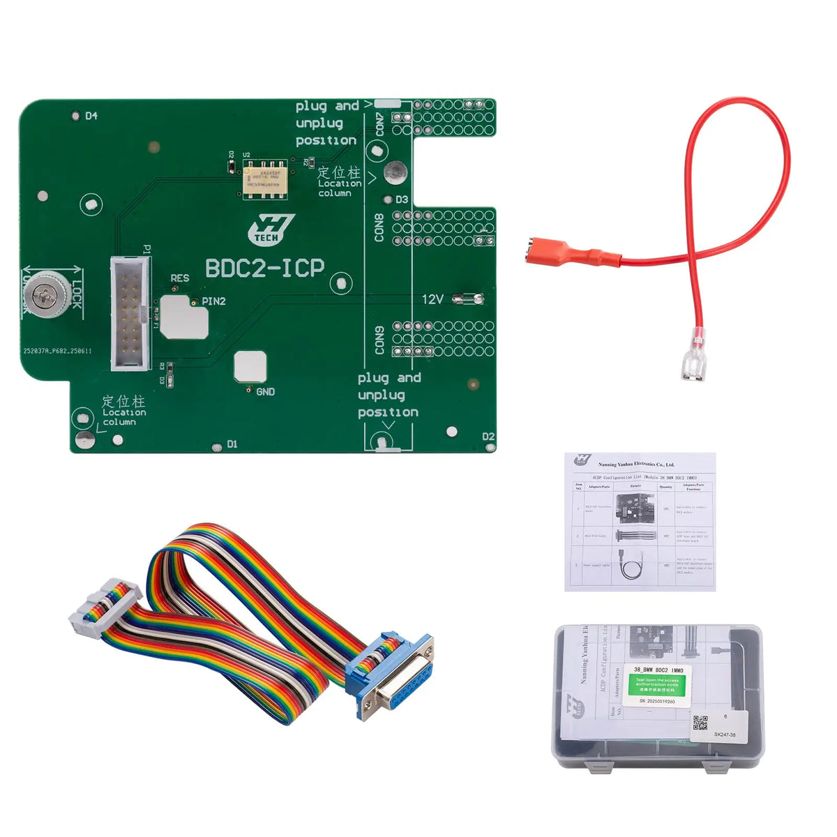 Yanhua ACDP2 for BMW BDC2/ BDC3/ BCP Package ACDP-2 Hardware+Module3+Module38+BDC2 Platform+B48/B58 Board+BDC3/BCP Board
