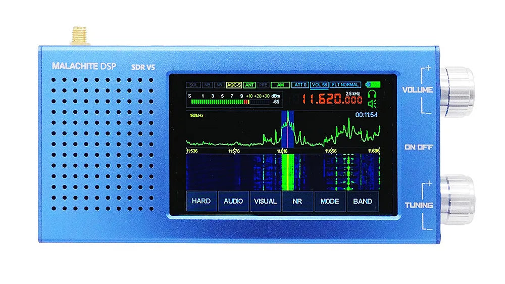 2025 NEW Malachite DSP V5 SDR Receiver 1.10D All-in-One Firmware Malahit Portable SDR Radio Receiver 10kHz~250MHz/400MHz~2GHz