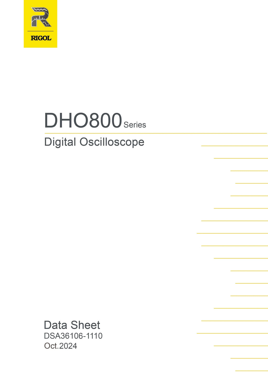 RIGOL Digital Oscilloscope DHO802 DHO804 DHO812 DHO814