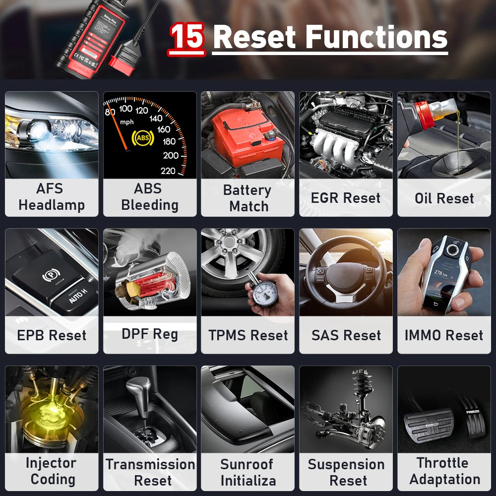 10Pcs KINGBOLEN Ediag Plus, THINKCAR THINKDIAG 2, CANFD ALL System Car Diagnostic Tool ECU Coding Bi-directional 16 Reset
