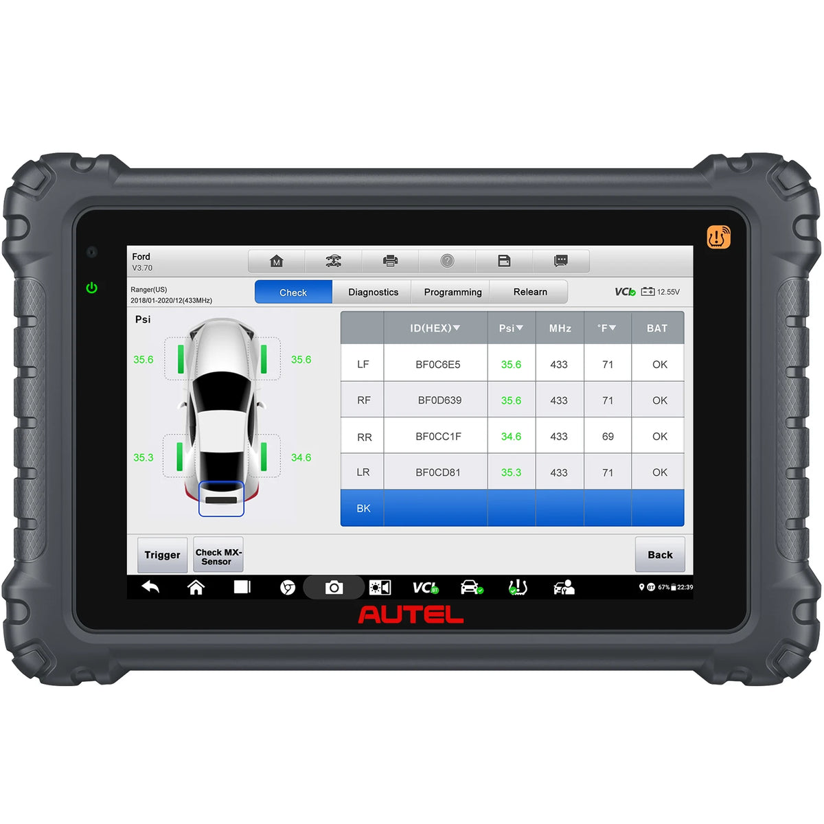 Autel MaxiCOM MK906S Pro2-TS MK906S Pro-TS Auto TPMS Programming Diagnostics Tool ECU Coding All Systems OBD2 Diagnosis Scanner